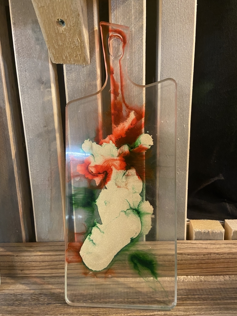 Epoxy hapjes/serveer plank