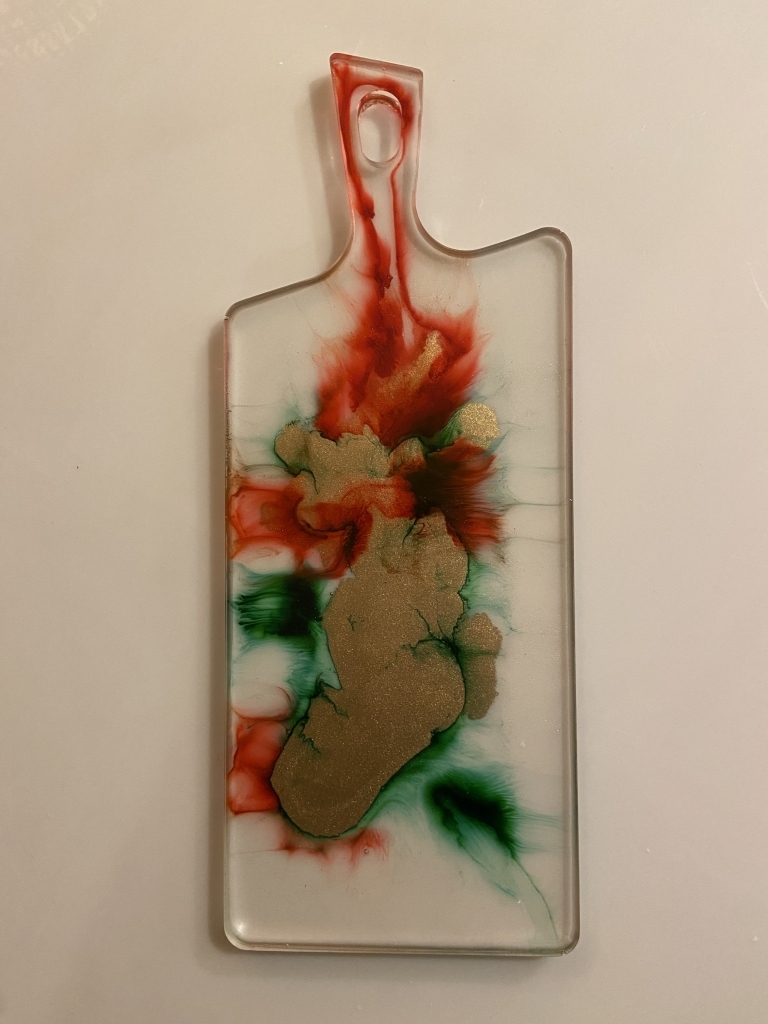 Epoxy hapjes/serveer plank