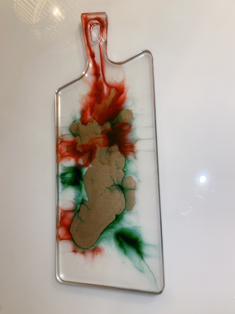 Epoxy hapjes/serveer plank